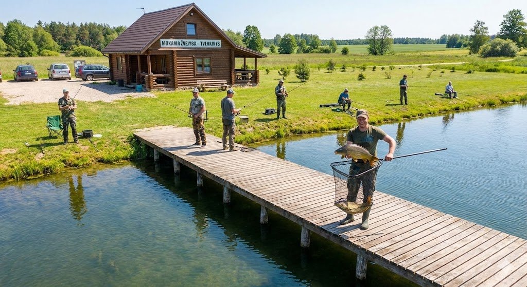 Pramoginė žvejyba: kaip paversti tvenkinį stabiliu pajamų šaltiniu?