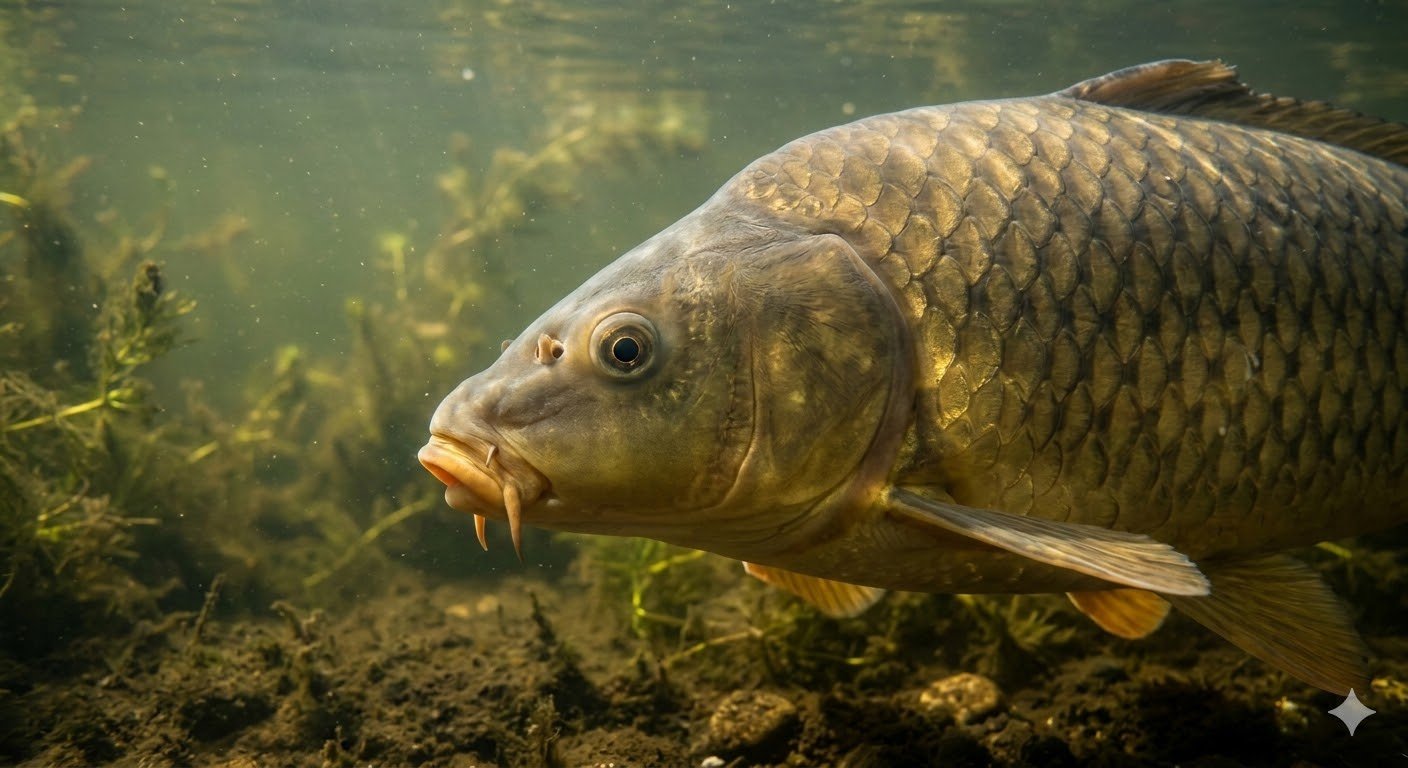 Paprastasis karpis: pilnas auginimo, priežiūros ir tvenkinio ekosistemos valdymo vadovas